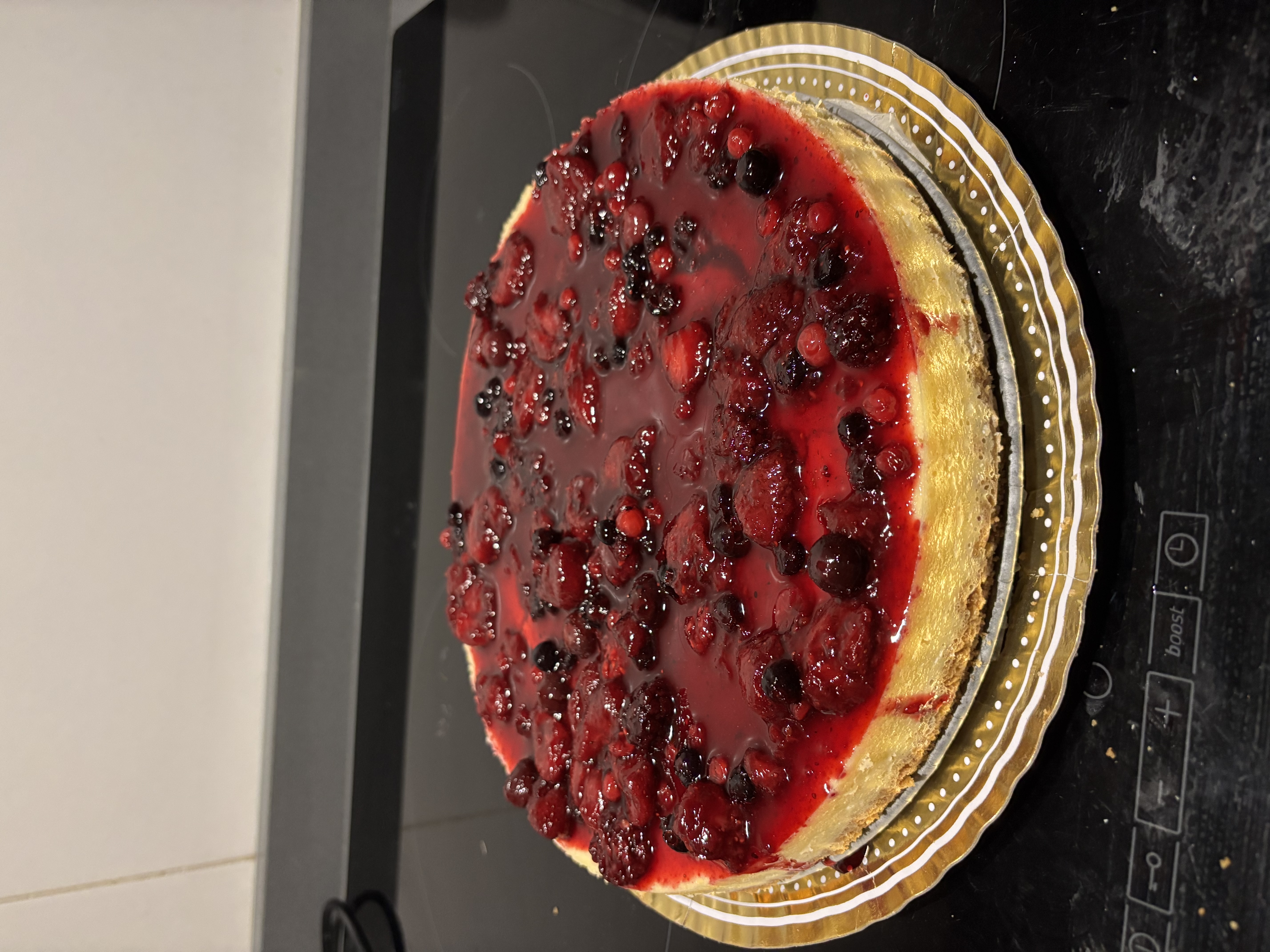 A homemade cheesecake Deb baked